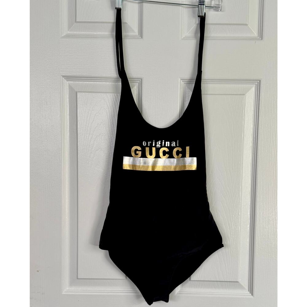Gucci One Piece Swimsuit Size Medium Authentic - Picture 2 of 11